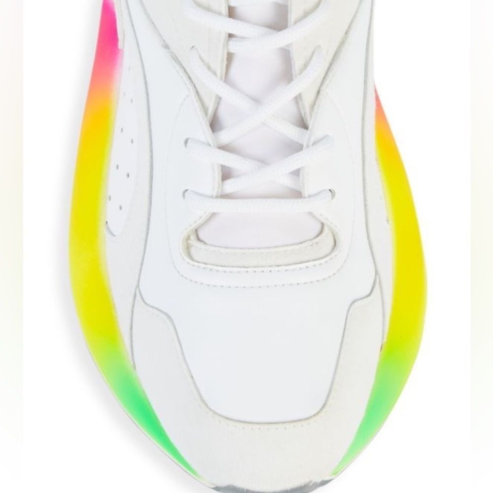 SALE!!! STELLA MCCARTNEY womens logo Rainbow chunky Sole Sneakers NWOB - Picture 4 of 12